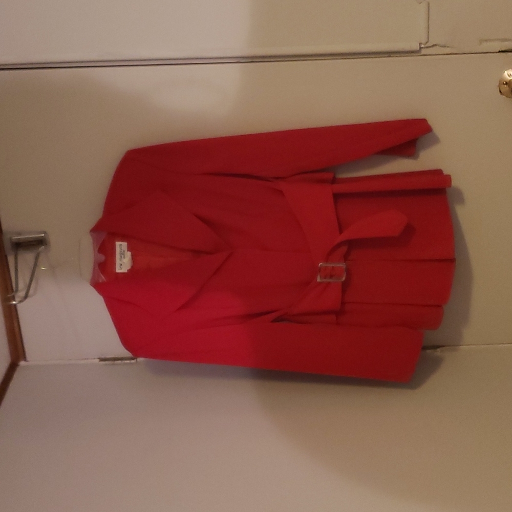 Red suit, size 16